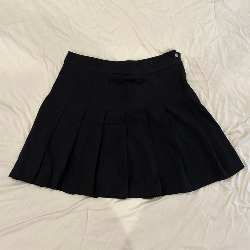 Black Pleated Skirt
